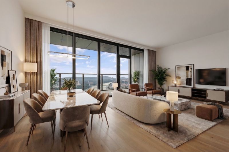NUERA︱EUROVEA TOWER - Penthouse 2-bedroom residence 