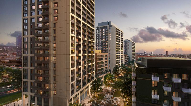 NUERA︱DOWNTOWN YARDS -1-room apartment with view to the north,blockE